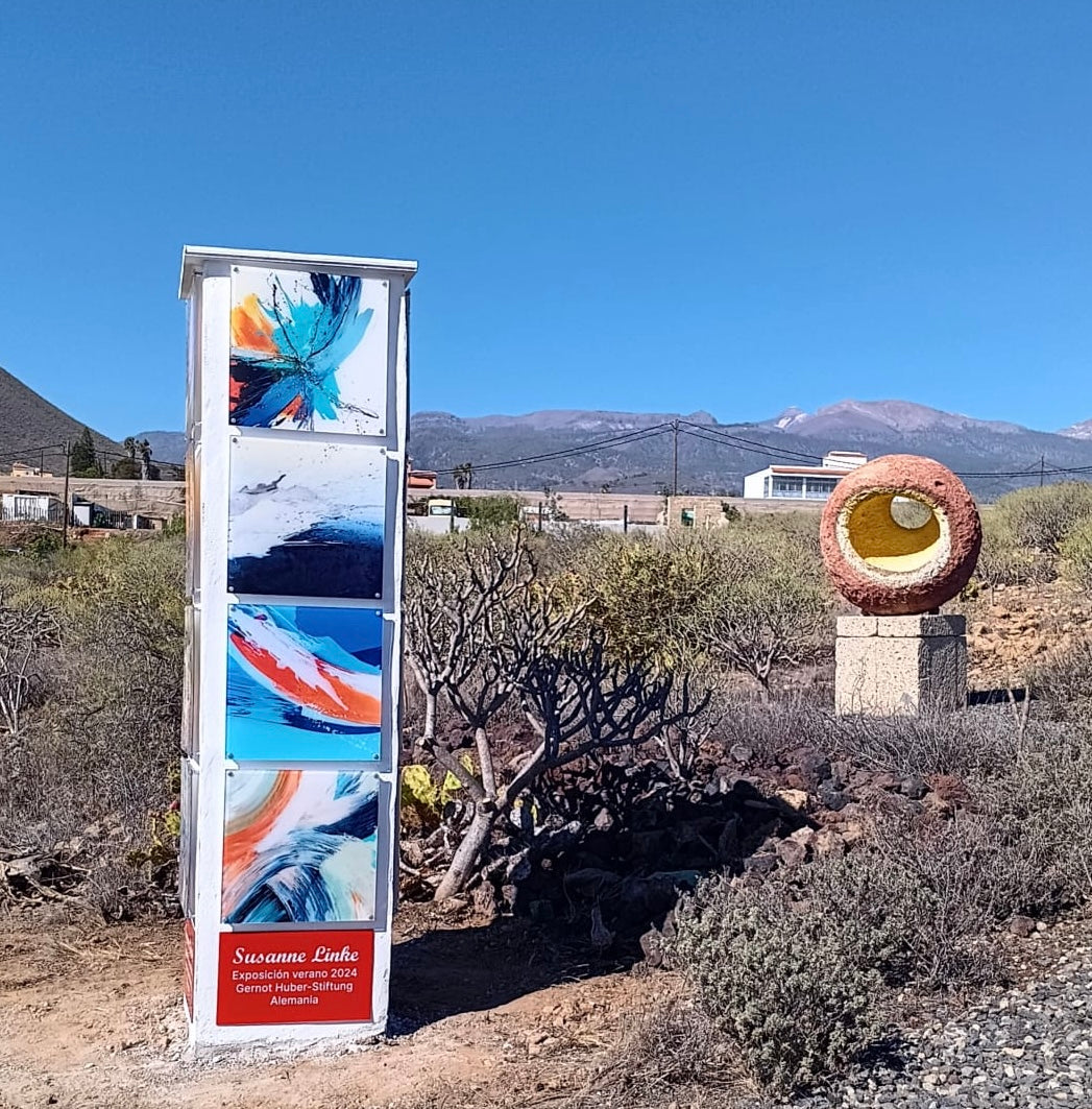 Ausstellung_Funndacion_Gernot.Huber-Canaria-Teneriffa-Susanne_Linke Kunst aus Buchholz Acrylmalerei