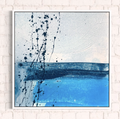 Blauer_Liebe-Acryl_auf_canvas-20x20_cm-Susanne_Linke Acrylkunst auf Leinwand