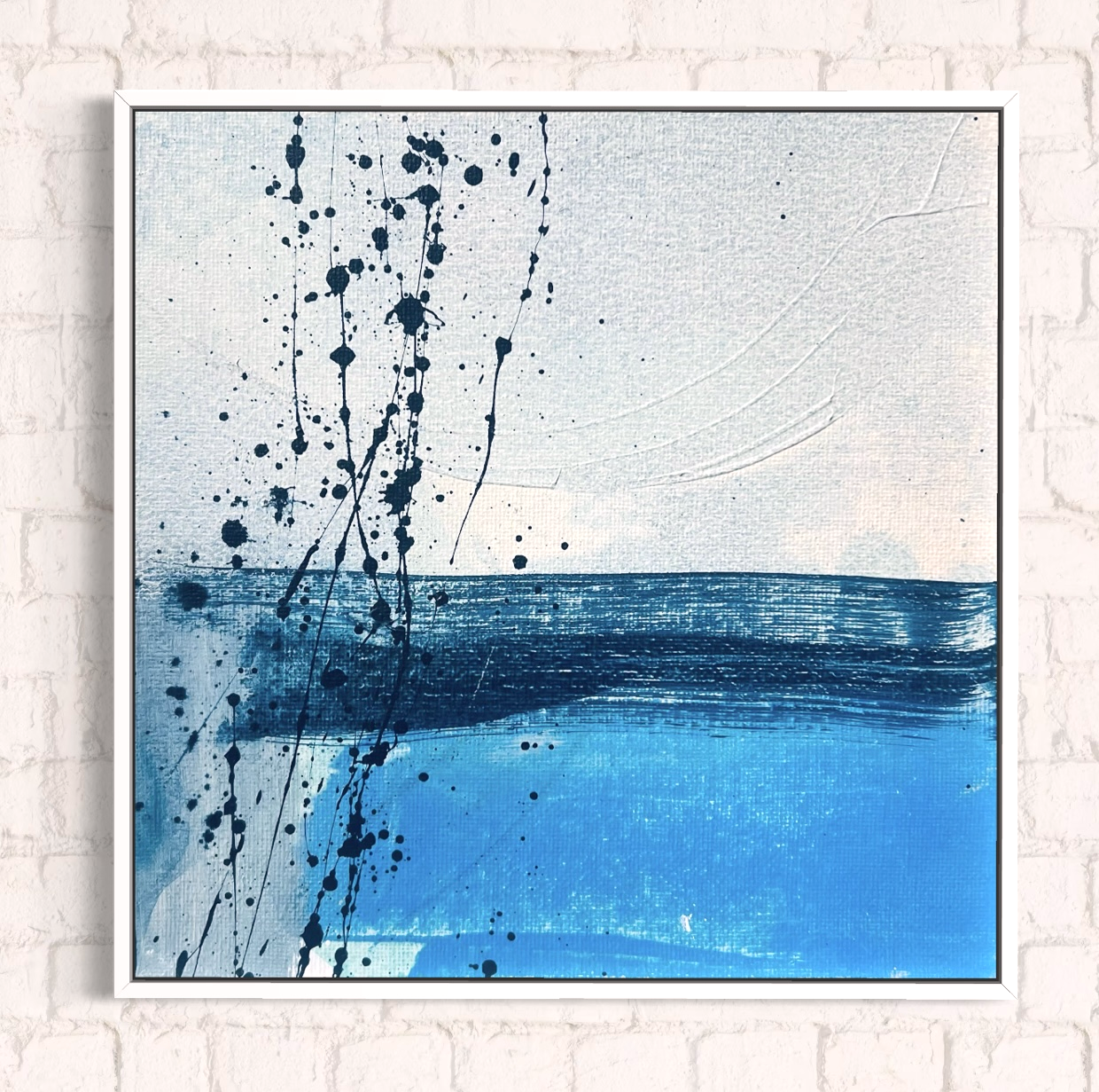 Blauer_Liebe-Acryl_auf_canvas-20x20_cm-Susanne_Linke Acrylkunst auf Leinwand