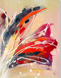 BluetengeheimnisIII-Mixmediaoncanvas-30x40-SusanneLinke Kunst auf Leinwand 