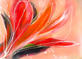 Igiveyouflowerseveryday-Acryliconcanvas-70x100-SusanneLinke knallige Farben auf Leinwand