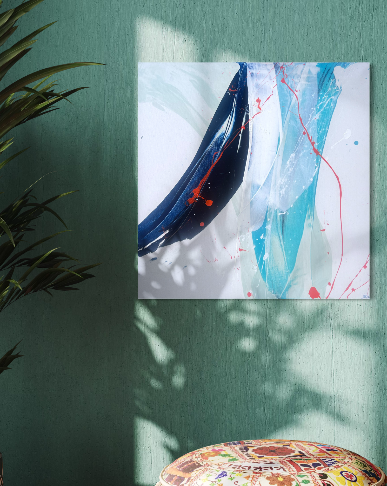 La-lumi_re-de-la-r_veII-70cmx70-Leinwand-SusanneLinke Acrylmalerei auf Leinwand
