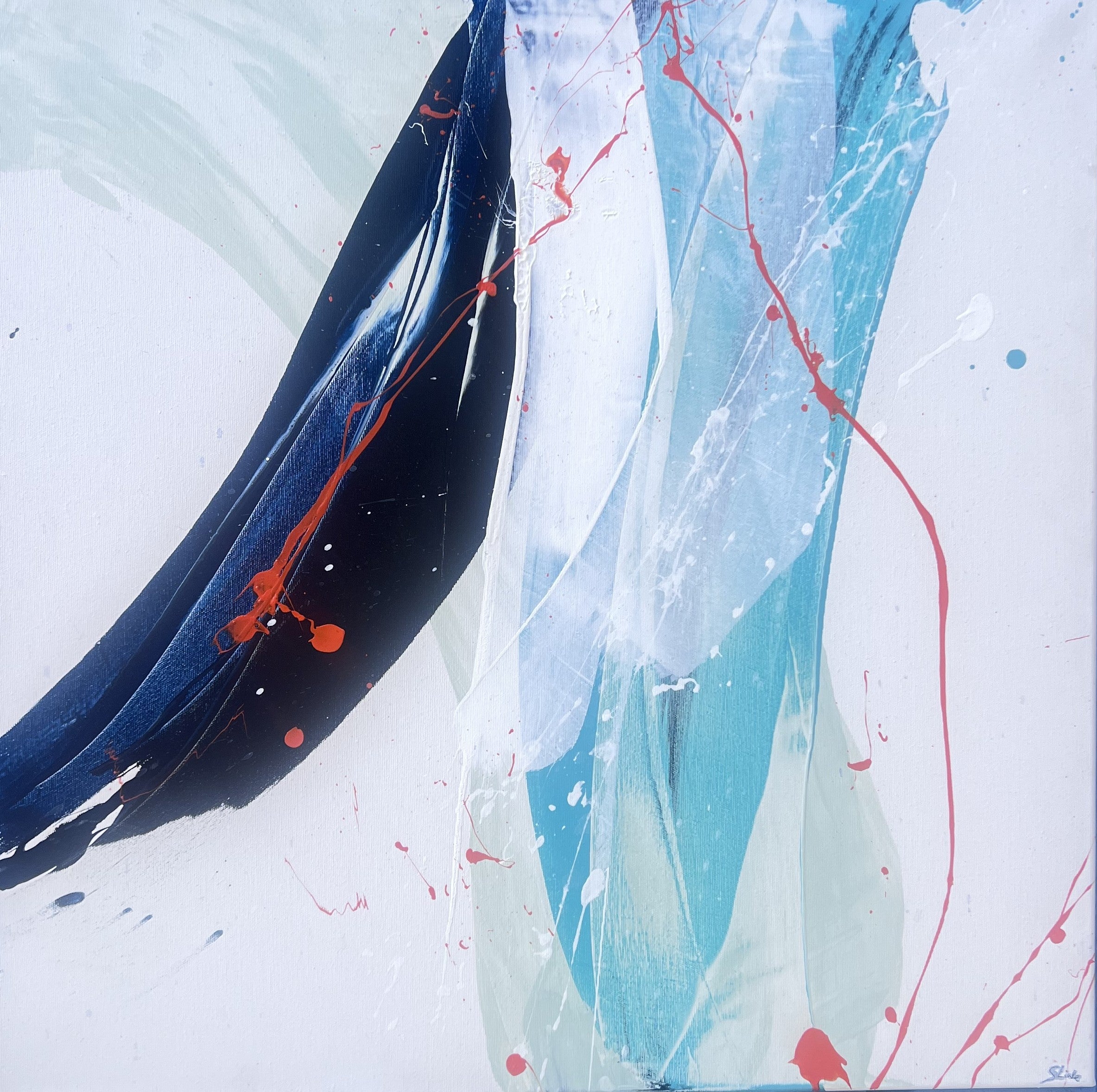 La-lumi_re-de-la-r_veII-70cmx70-Leinwand-SusanneLinke Acrylmalerei auf Leinwand