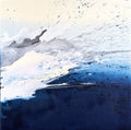 Soundofthesea-Acryliconcanvas-100x100-SusanneLinke abstrakte blaue Kunst auf Leinwand