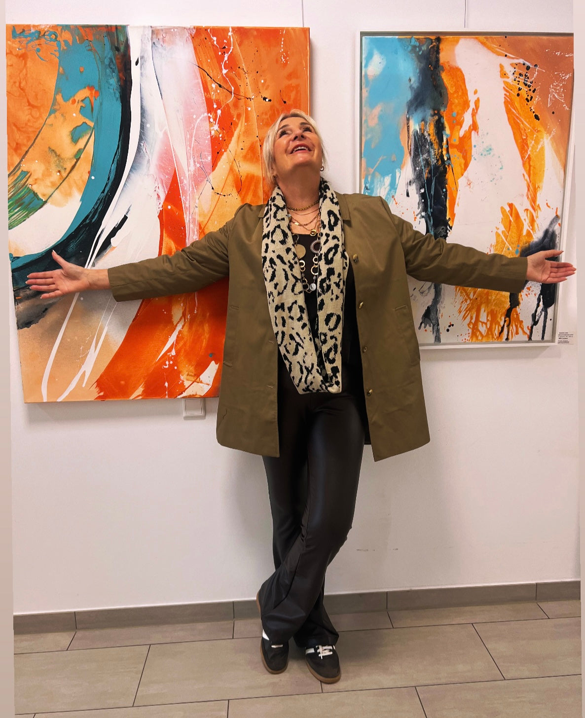 SusanneLinke-Kunstausstellung Acrylmalerei auf Leinwand 