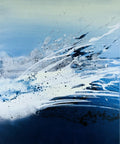 Theendlesssea-Aryliconcanvas-50x60-SusanneLinke blaue Farbtöne auf Leinwand - Kunst für Ihr Zuhause