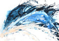 Theperfectwave-Acryliconcanvas-100x120-SusanneLinke abstrakte malerei einer Welle